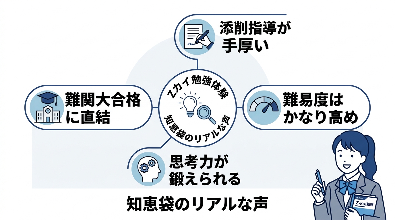 Z会の大学受験を知恵袋で本音調査