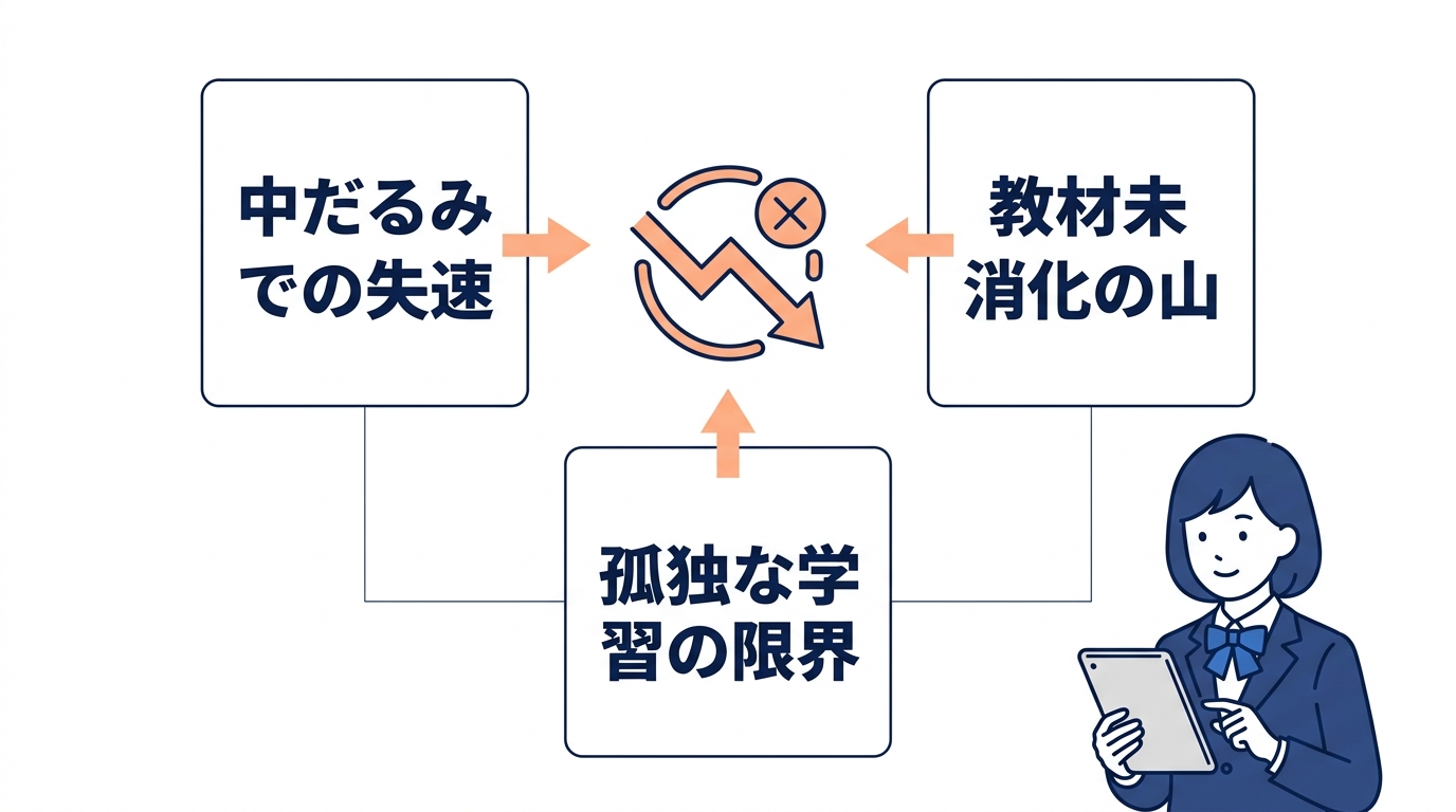 通信教育だけでは失敗する中高一貫生