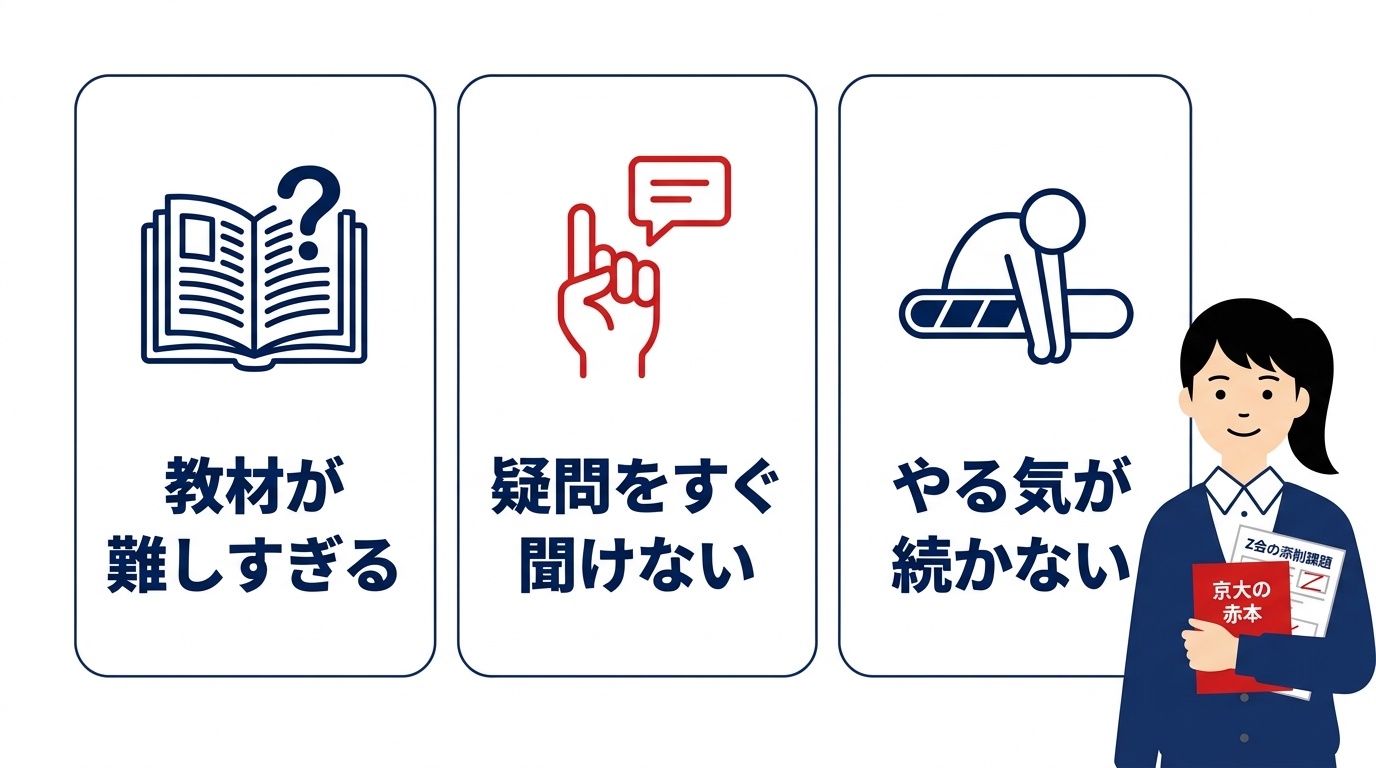 Z会の通信教育で挫折しやすい3つのリスク