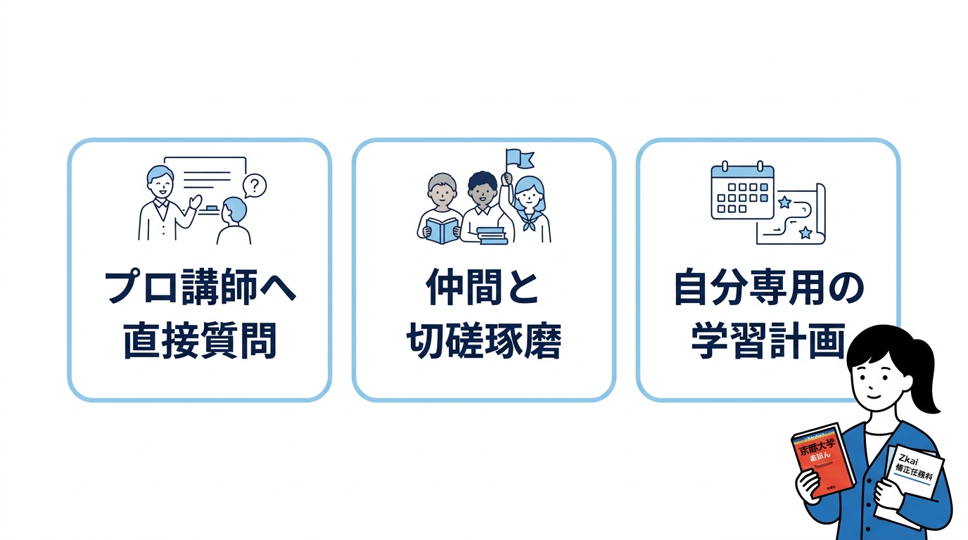 Z会の教室を選ぶべき3つの理由