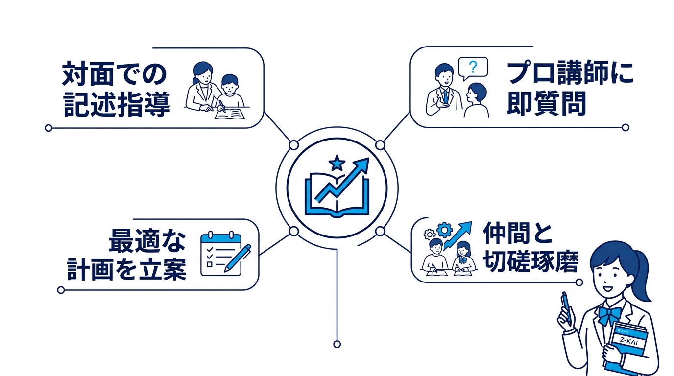 Z会の教室が解決する独学の限界