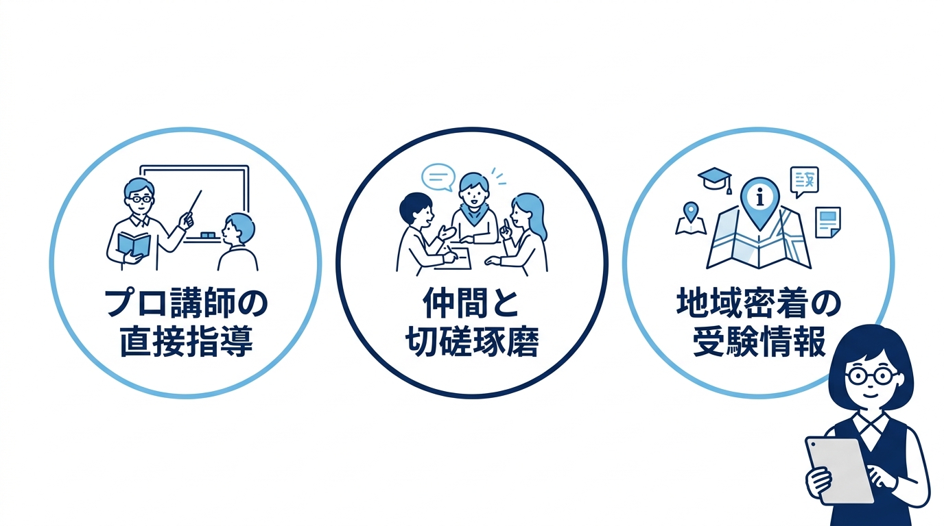 Z会の教室の3つの強み