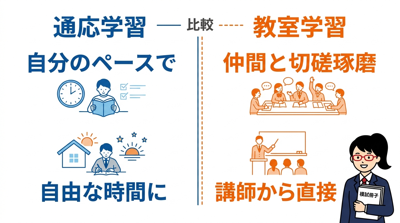 通信教育と教室の選び方
