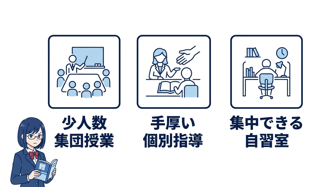 Z会の教室で得られる3つのメリット