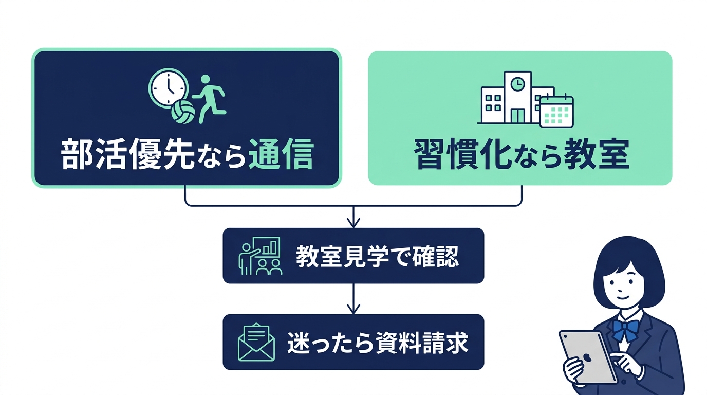 通信教育と教室の比較と選び方