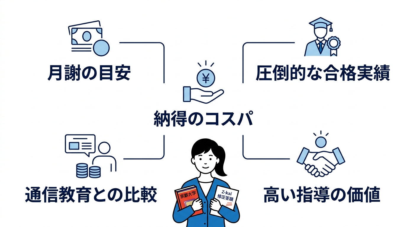 Z会の教室の料金と費用対効果を解説