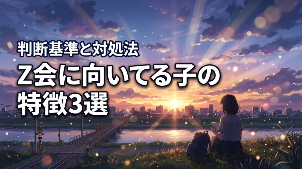 Z会に向いてる子の特徴3選！向いてない子の対処法や判断基準を詳しく解説