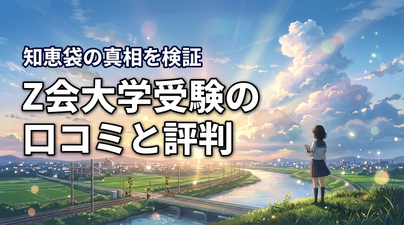 Z会の大学受験、知恵袋の口コミで迷ってる?決断前に読むべき記事