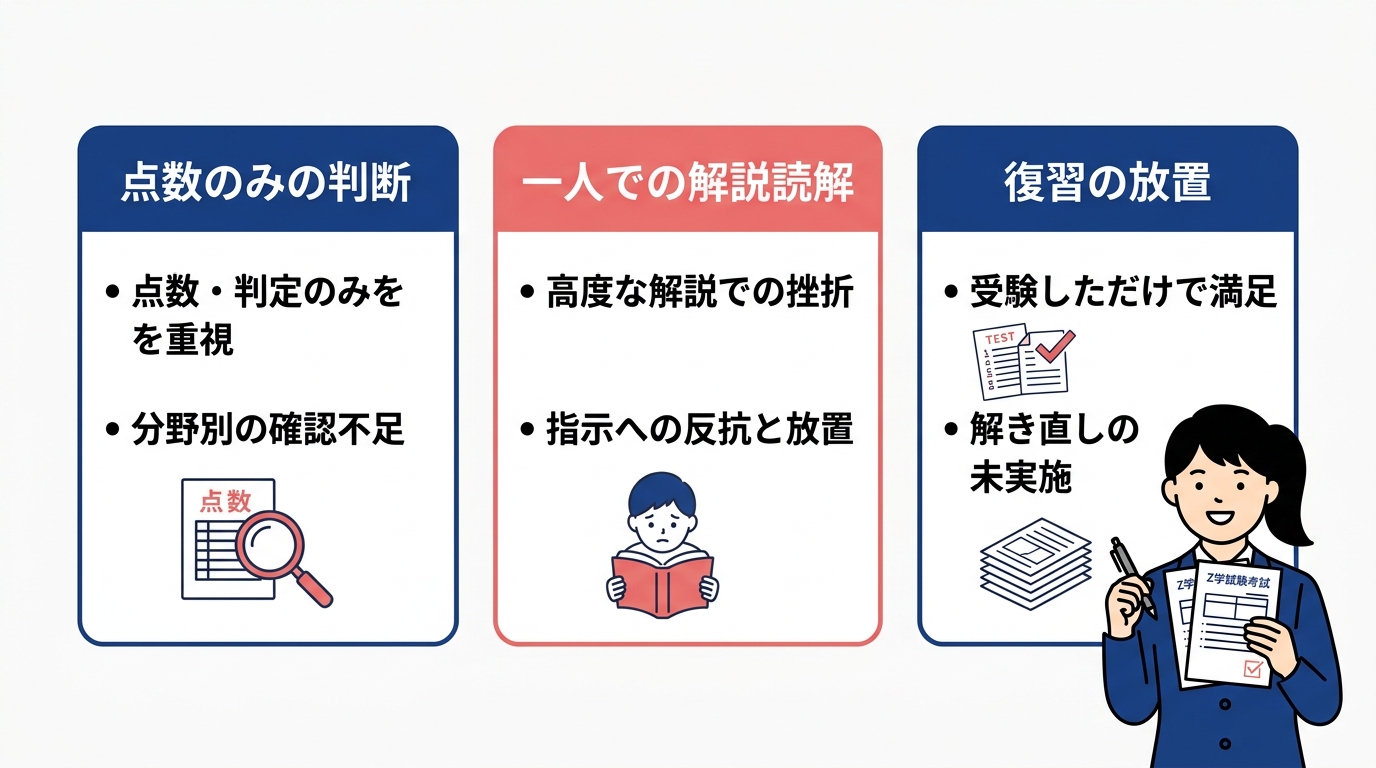 Z会模試で絶対にやってはいけないNGな受け方