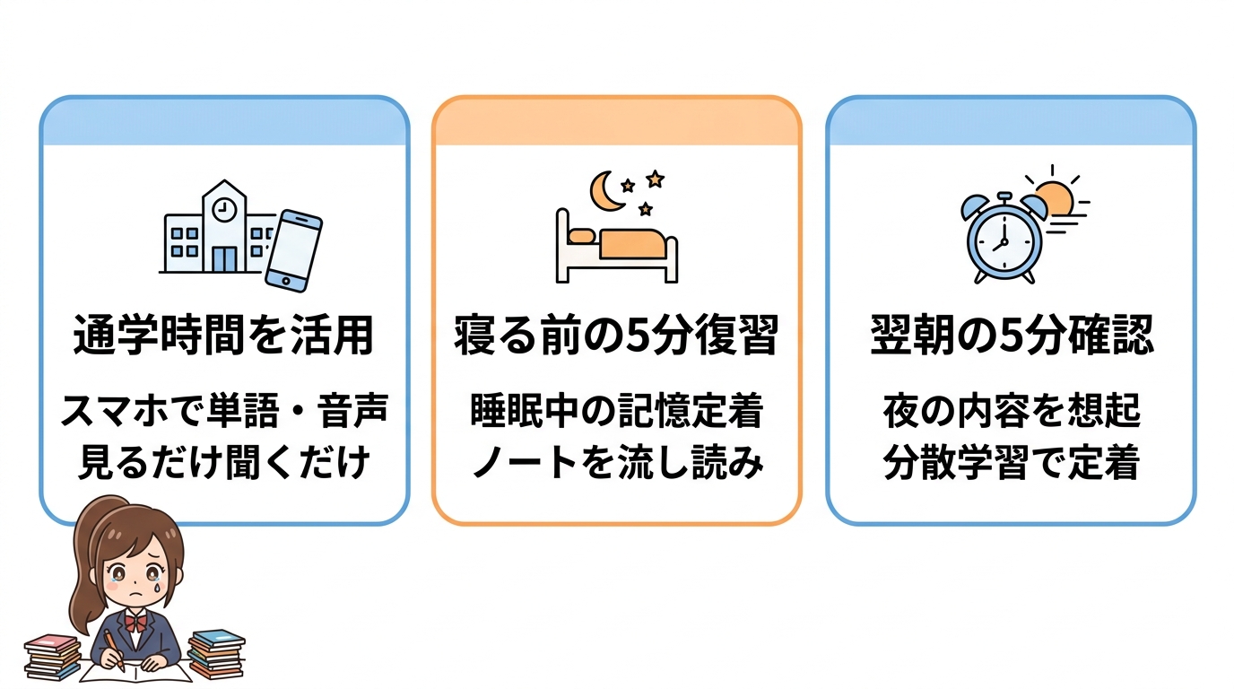 スキマ時間を活用した復習術