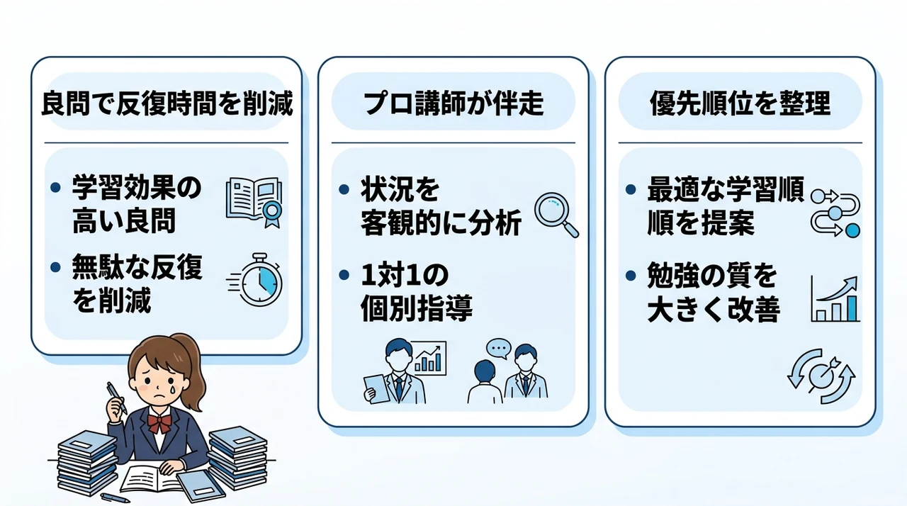 Z会の教室なら復習不足を解決できる