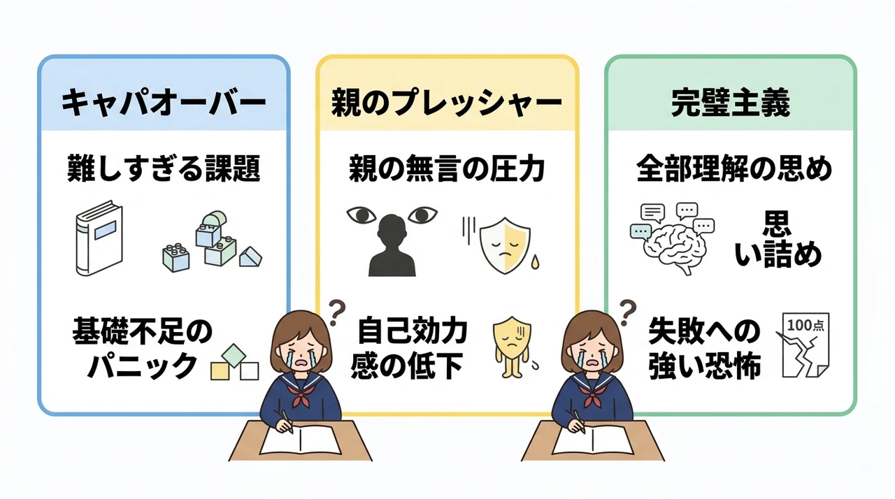 子どもが泣く3つの原因