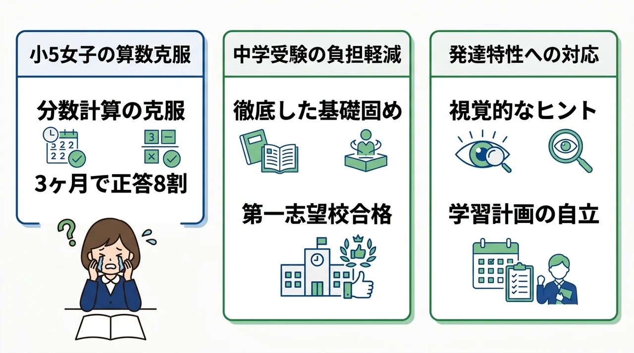 勉強で泣く子が変わる体験談