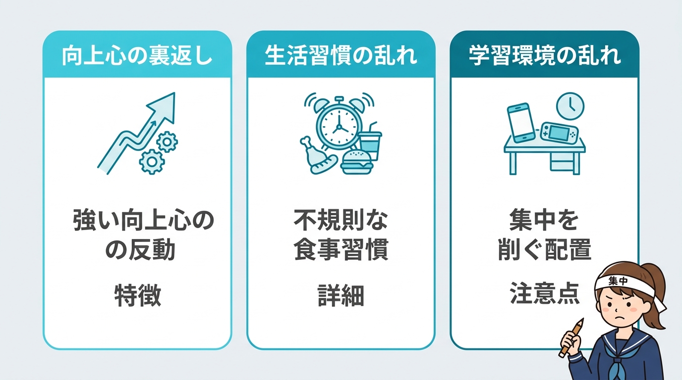 勉強中に集中できないイライラの正体