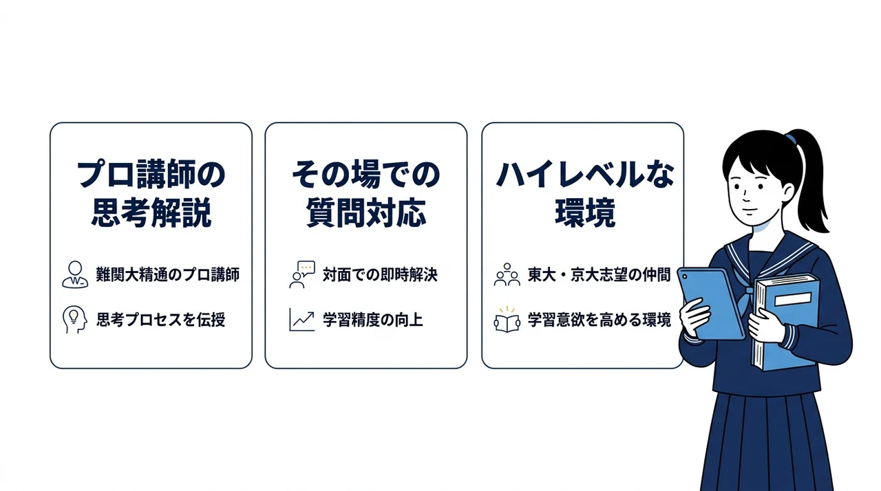 Z会の教室で難関大合格を掴む3つの理由