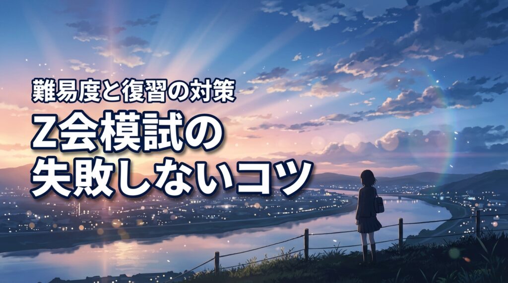 中学生がZ会の模試で失敗しないコツは？難易度の解説と受けっぱなしを防ぐ対策