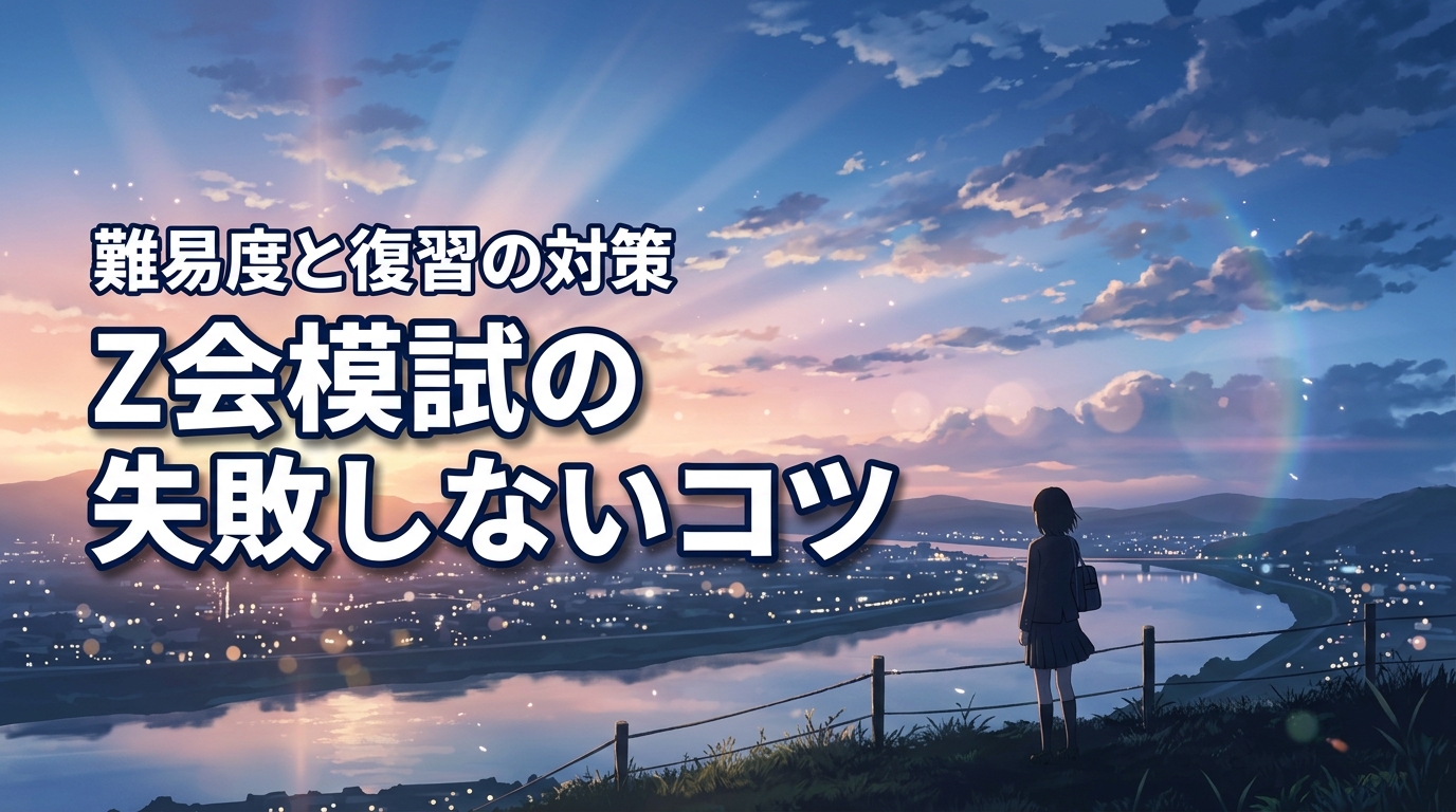 中学生がZ会の模試で失敗しないコツは?難易度の解説と受けっぱなしを防ぐ対策